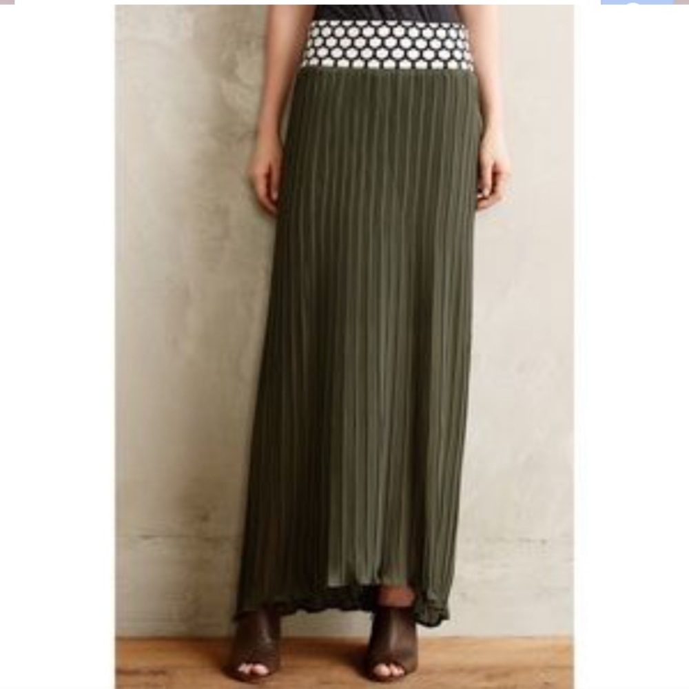 Anthropologie maxi skirt